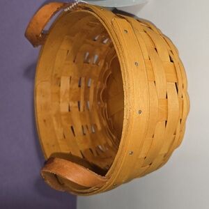 Longaberger Natural Brown Handwoven Basket
